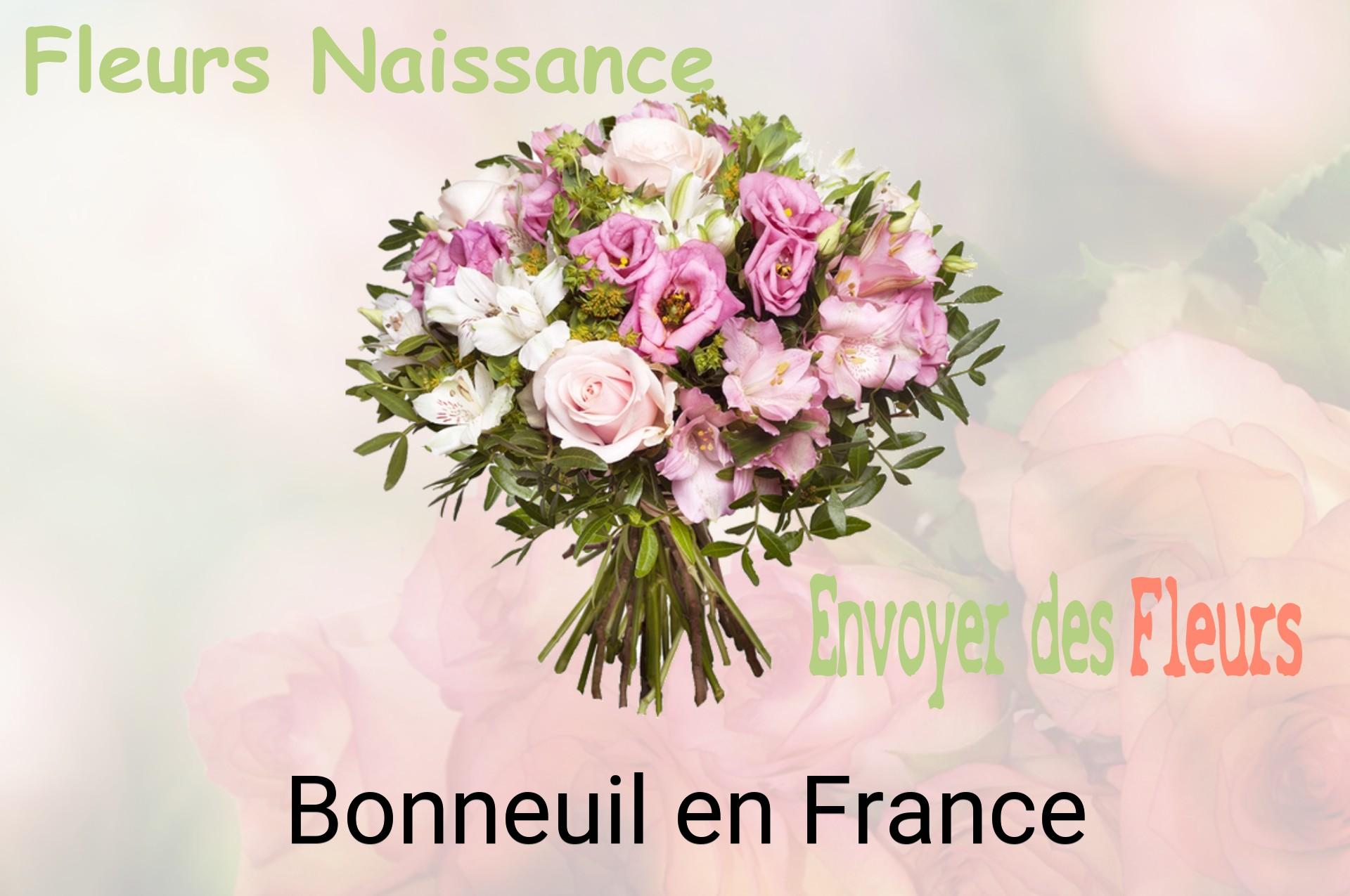 Bouquet de fleurs de naissance livré à Bonneuil-en-France