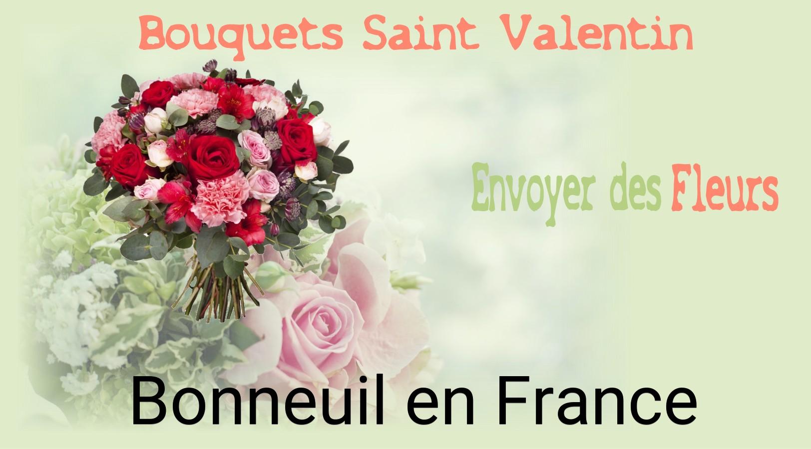 Roses de Saint-Valentin livrées à Bonneuil-en-France